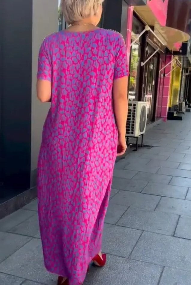 “Modernia Curve – Modern Print Plus Size Dress.”