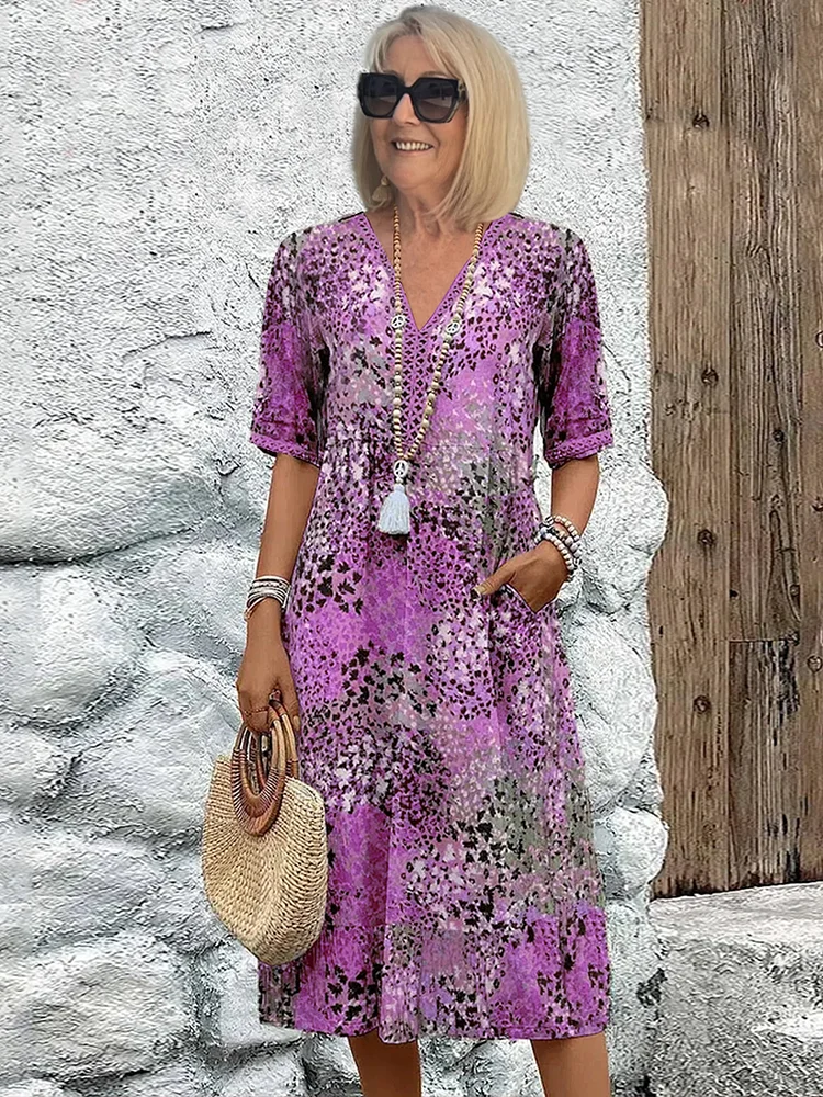 Vibrant Midi Dress ✨👗