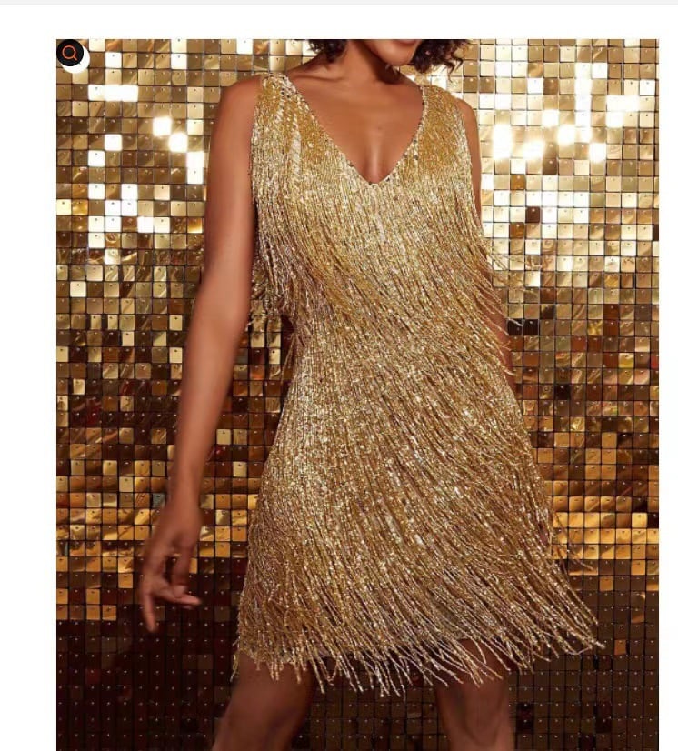 Fringe Party Dress
