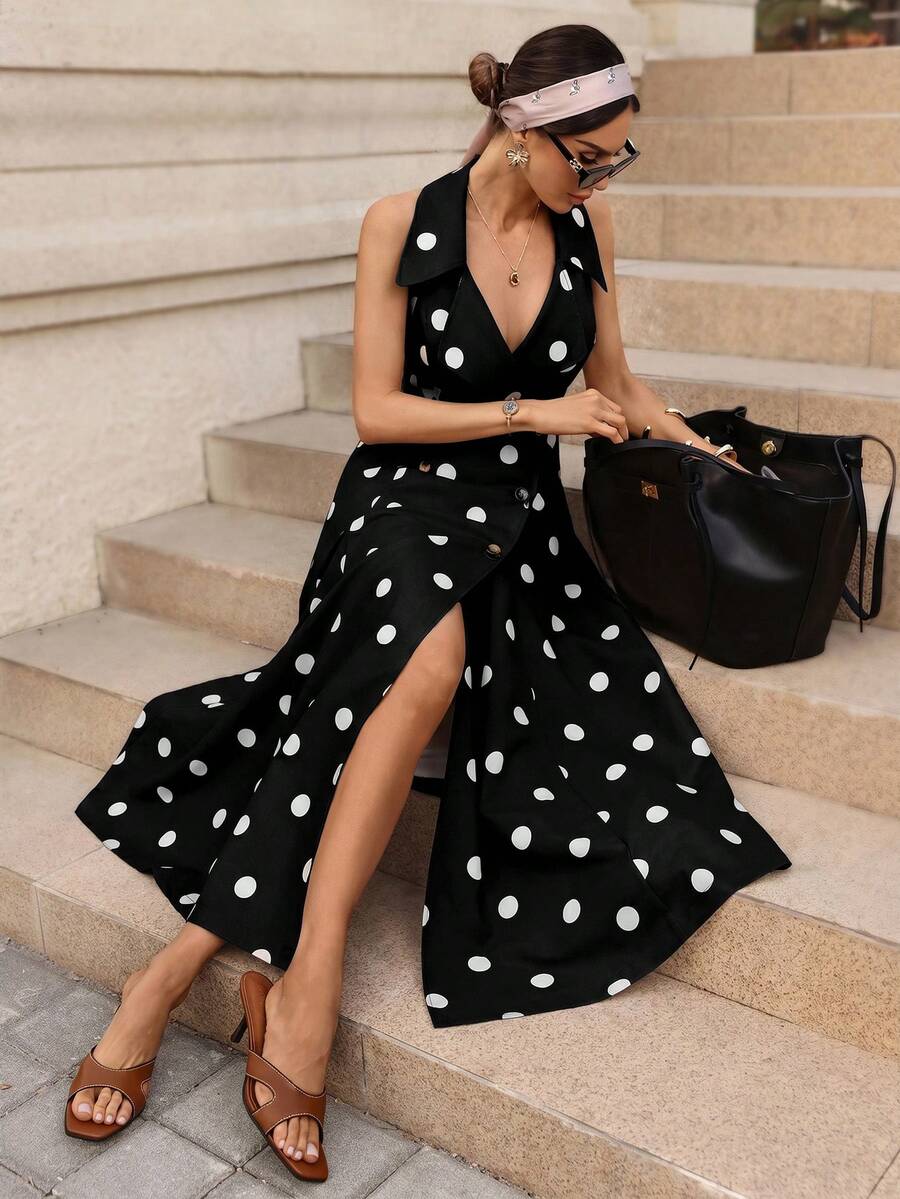 Azure Belle Belted Maxi Dress