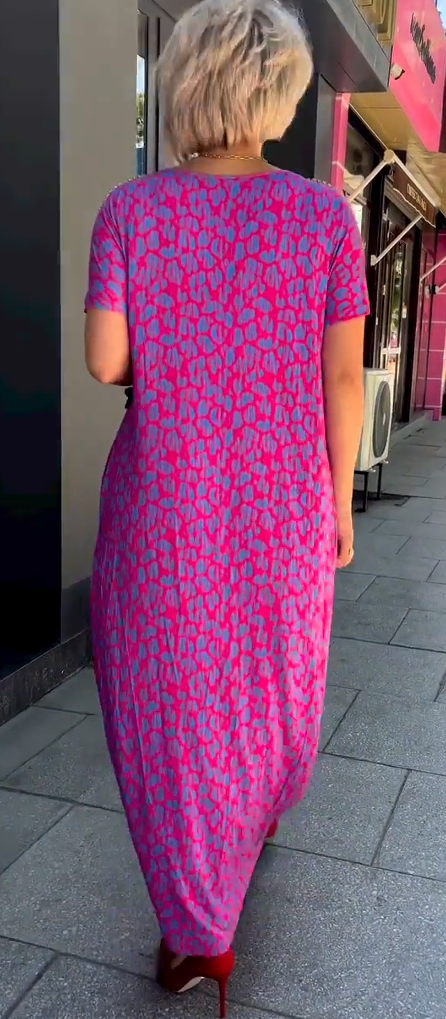 “Modernia Curve – Modern Print Plus Size Dress.”