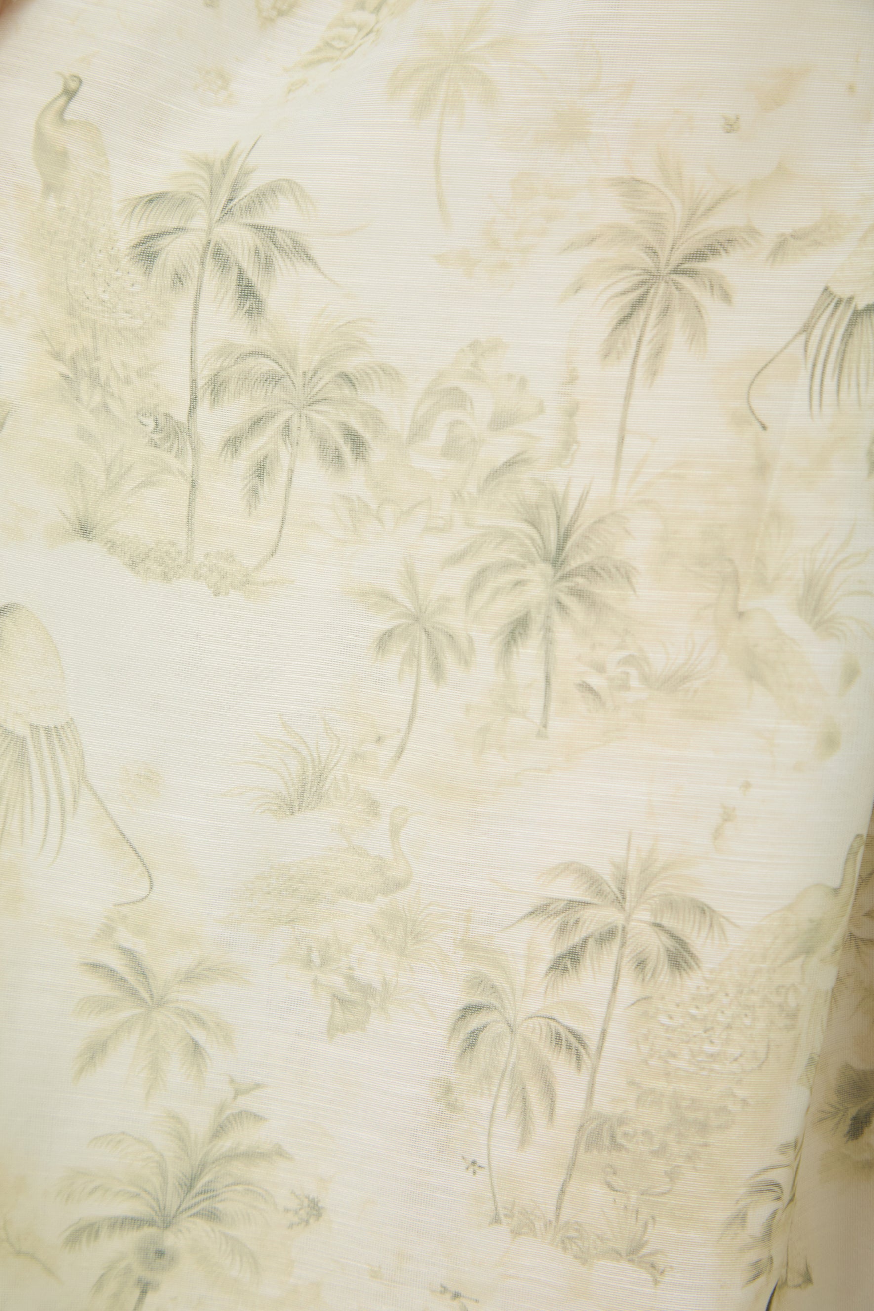 Picturesque Moments Green Floral Print Belted Maxi Dress