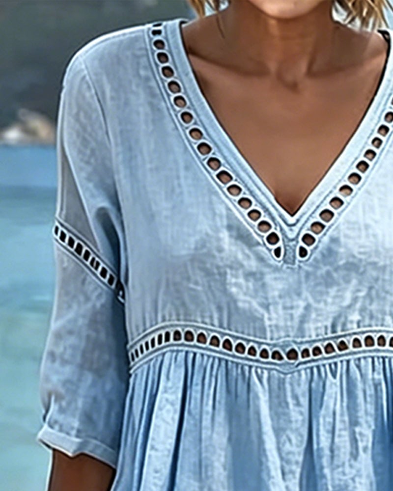 Aurelle LaceBreeze Casual Dress