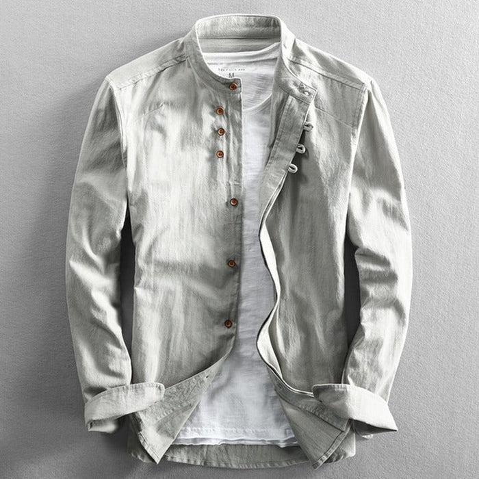 Henry™ - Long Sleeve Shirt with Japanese Style