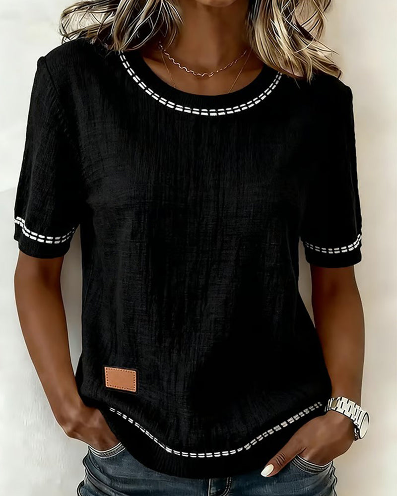 Essenza™ | Classic Round Neck Top
