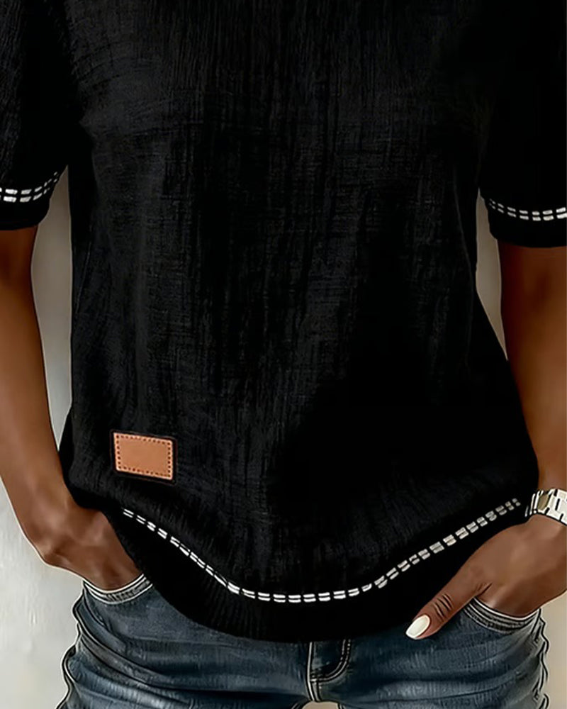 Essenza™ | Classic Round Neck Top
