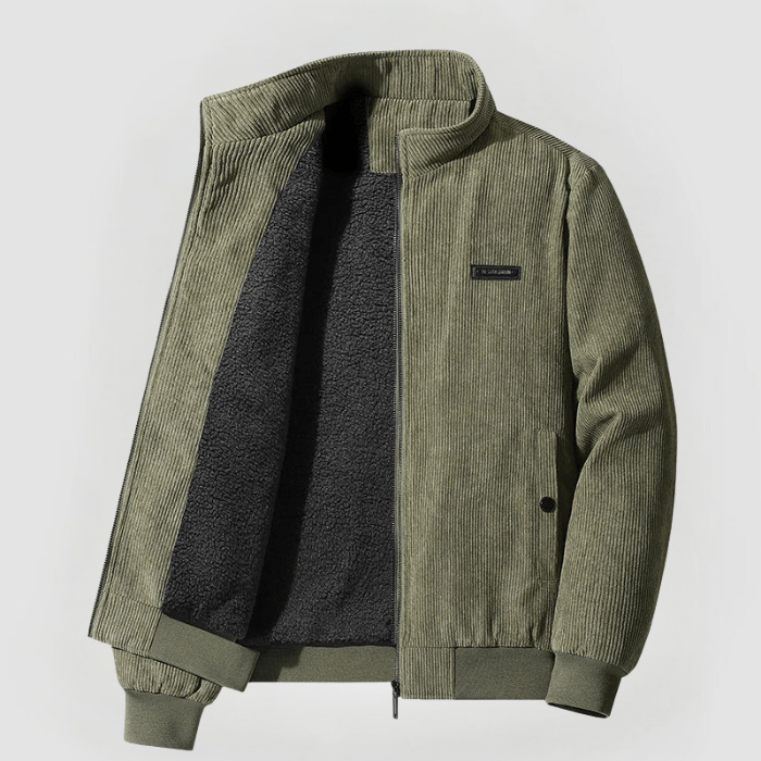 Nathan™ - Corduroy Jacket with Fleece Lining