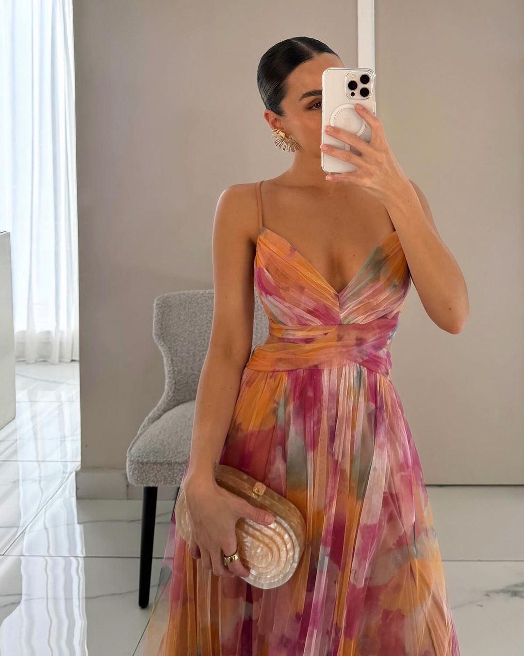 DELACROIX | Floral Elegance Maxi Dress