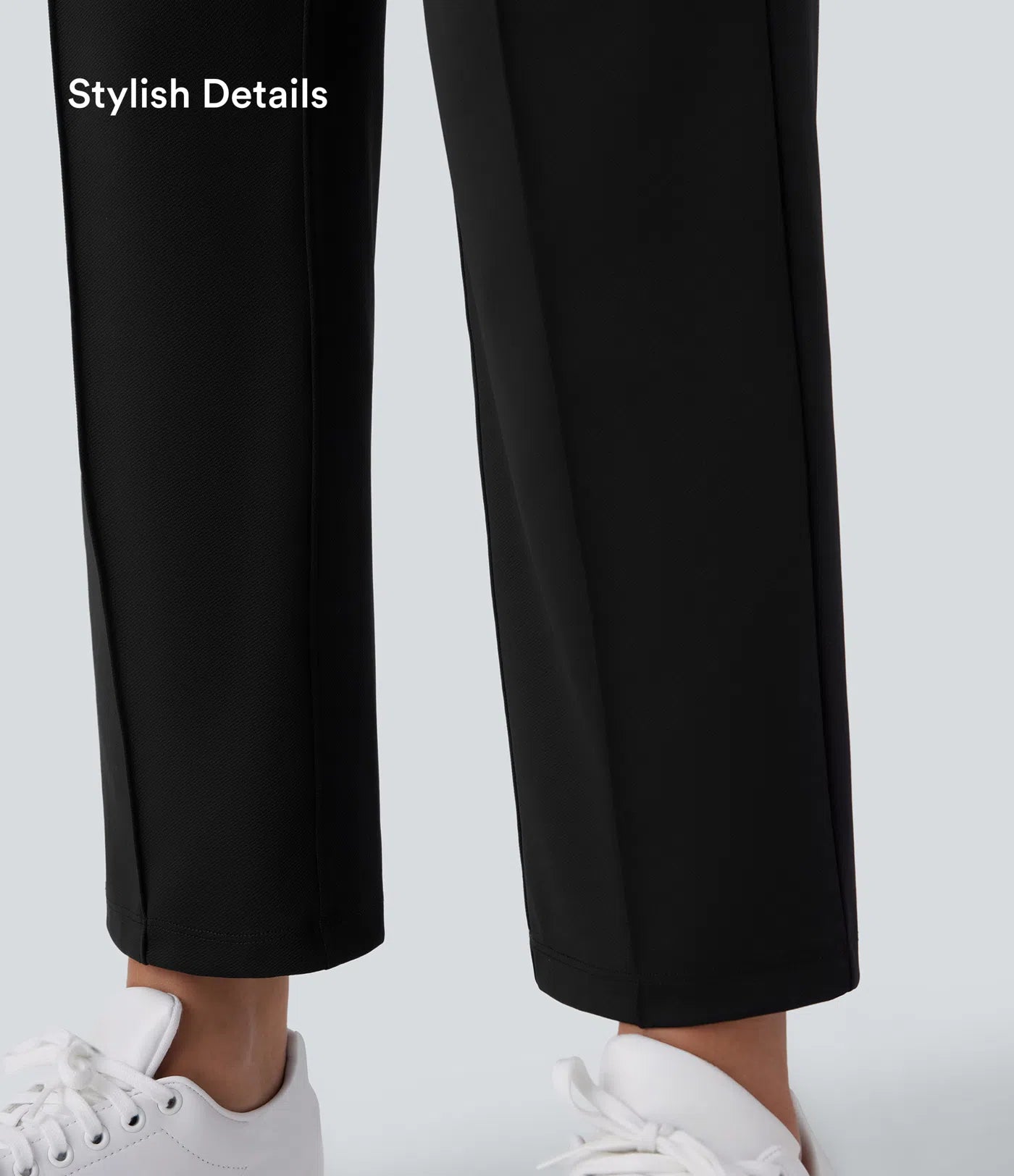 “Mid-rise, quick-drying golf pants with multiple pockets.”