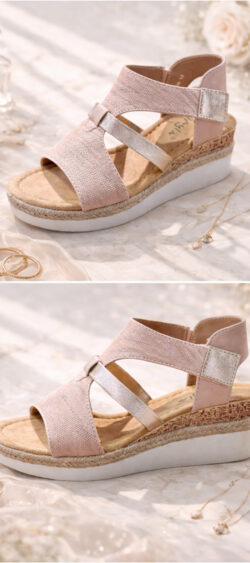 <font dir="auto" style="vertical-align: inherit;"><font dir="auto" style="vertical-align: inherit;">KA25-39. Lino wedge sandal beige</font></font>