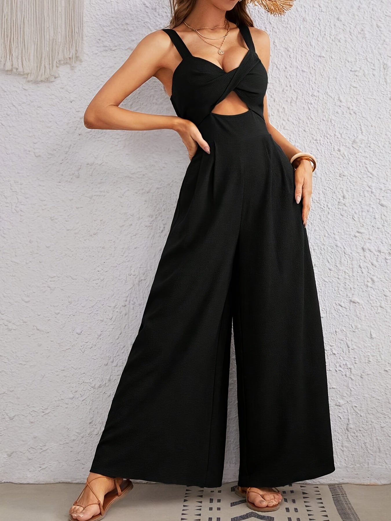 Veloura Twist Luxe Jumpsuit