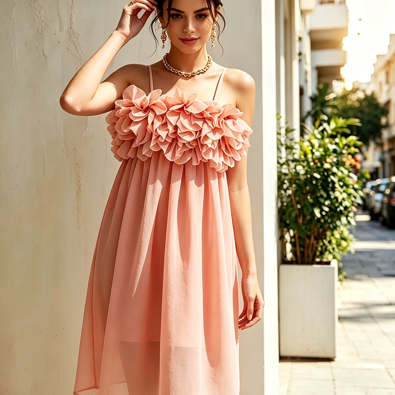 🌸 The Rosé Fleuré Empress Dress