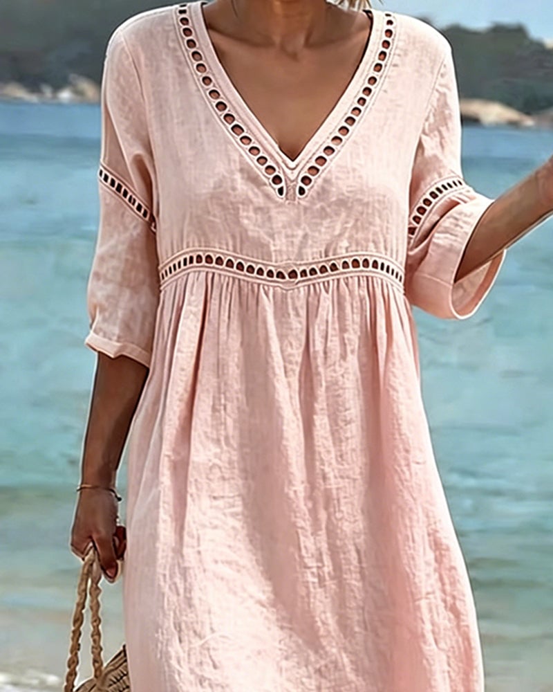Aurelle LaceBreeze Casual Dress