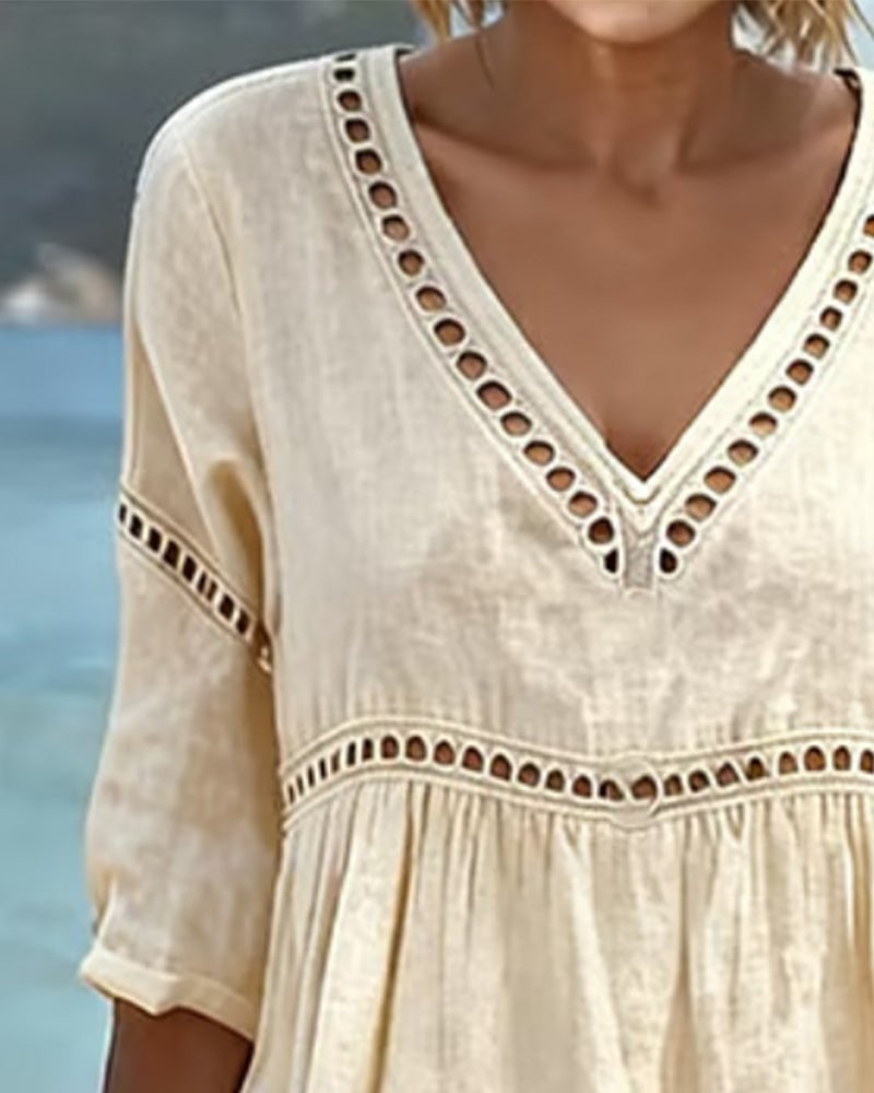 Aurelle LaceBreeze Casual Dress