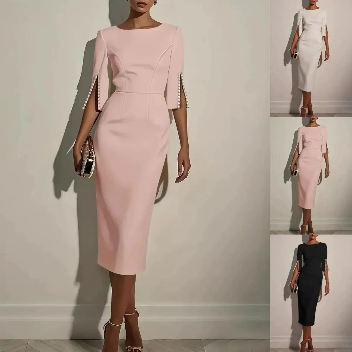 "Women's Fitted Pencil Dress" 👗✨