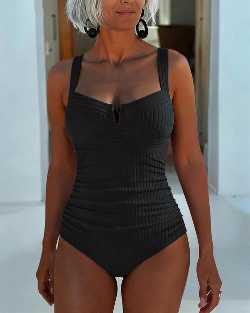 Lunéa™ Square Neck Strappy One-Piece