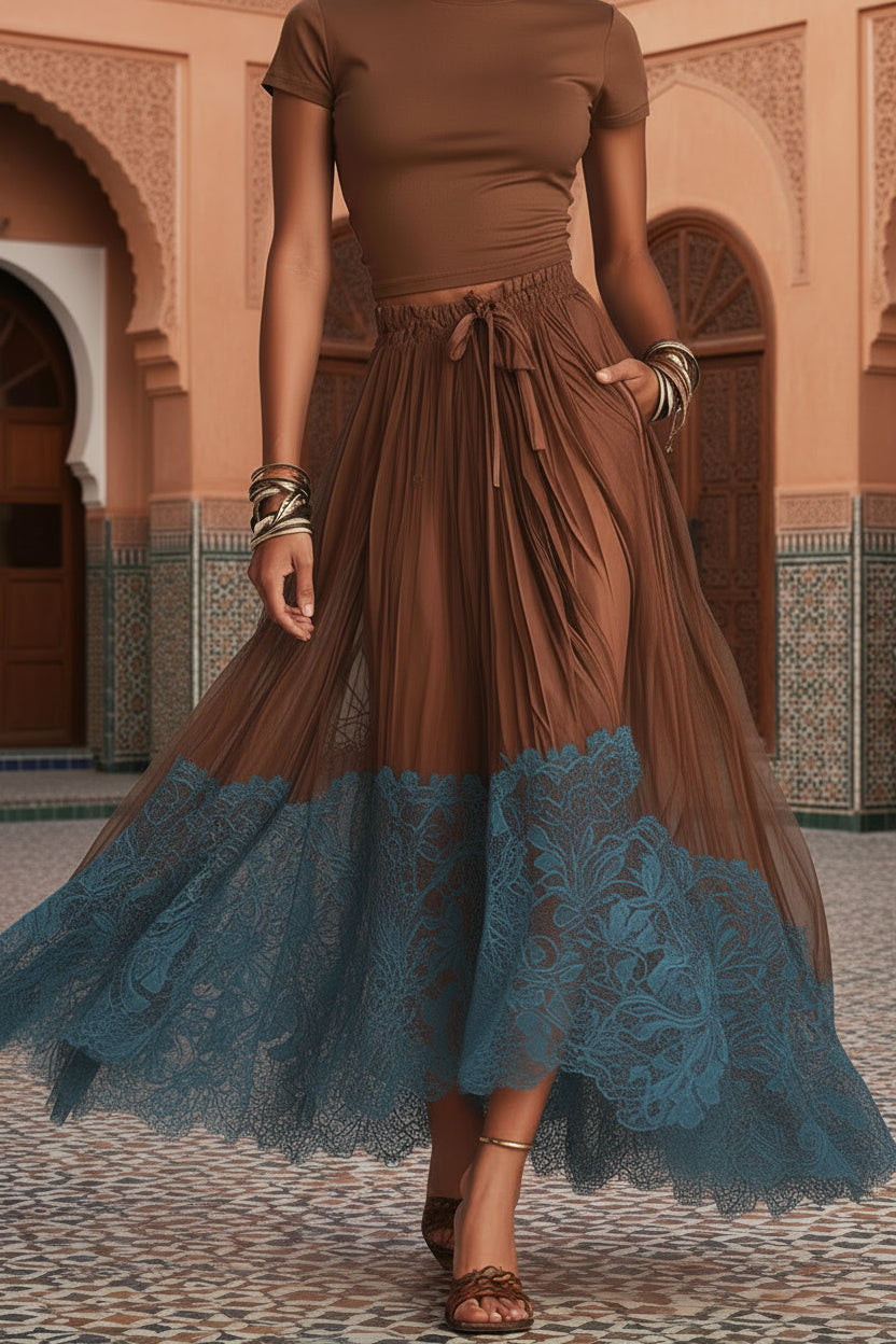 Lunavelle™ Lace Panel Co-Ord Set