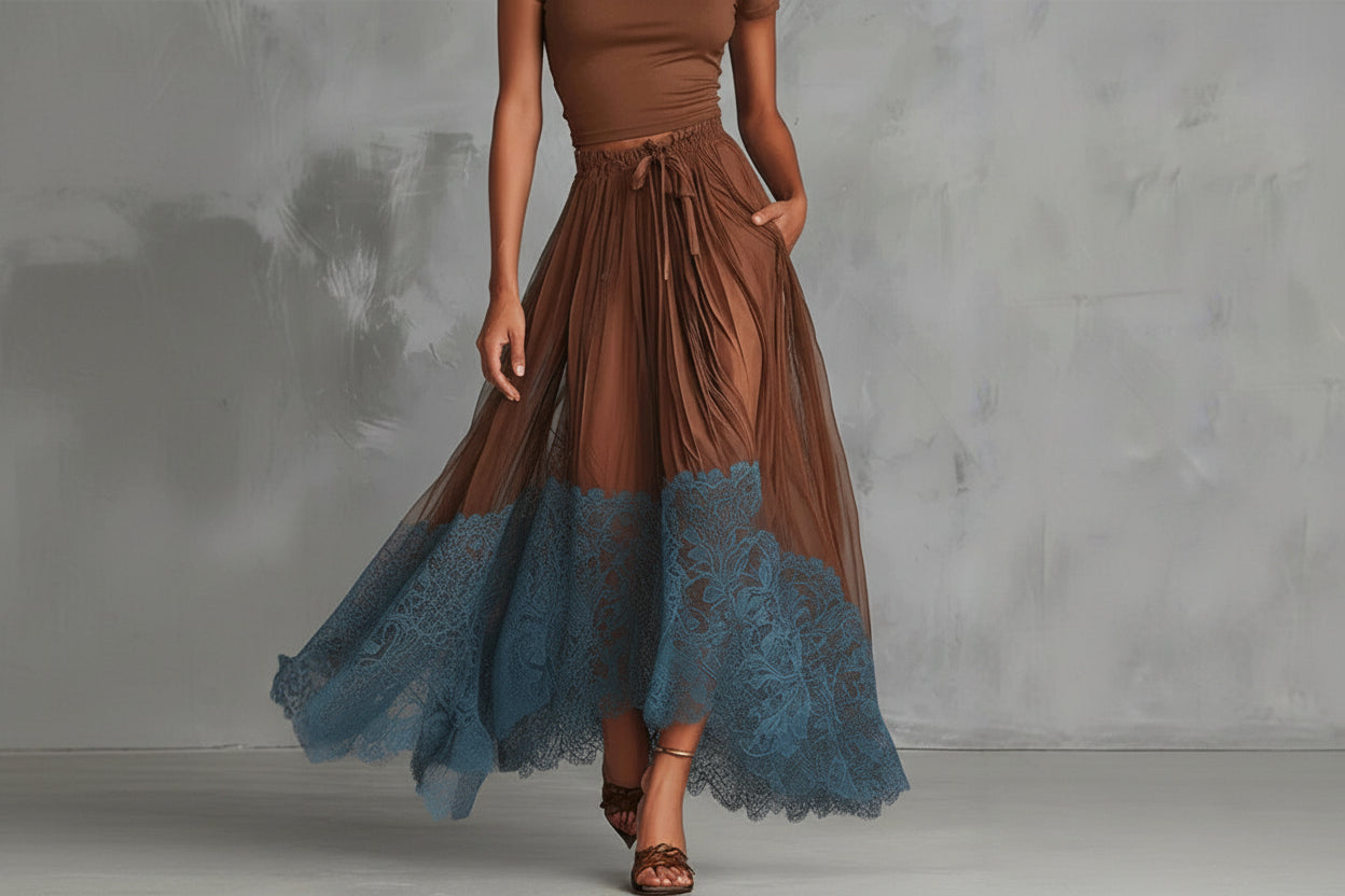 Lunavelle™ Lace Panel Co-Ord Set