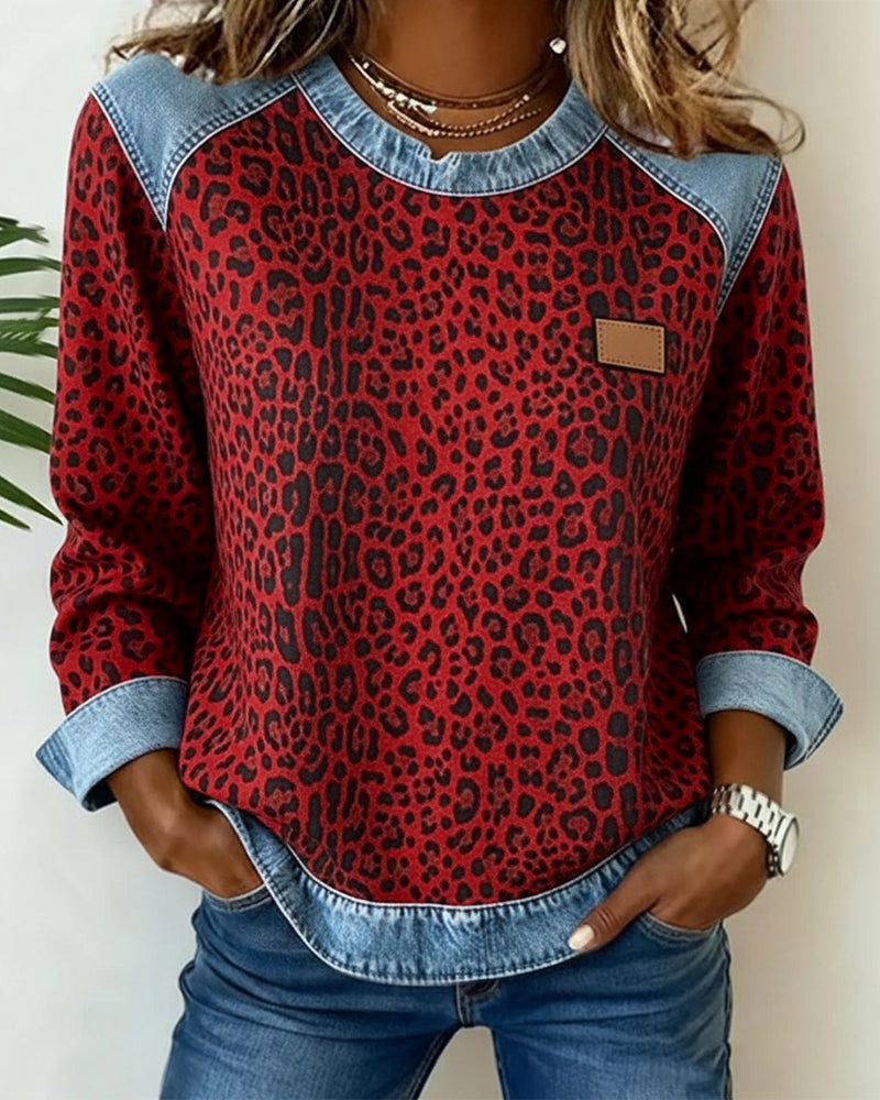 Arvella™ WildPatch Statement Sweatshirt