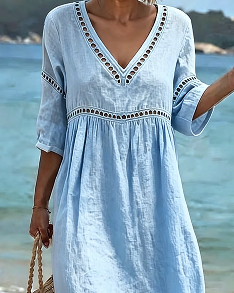 Aurelle LaceBreeze Casual Dress