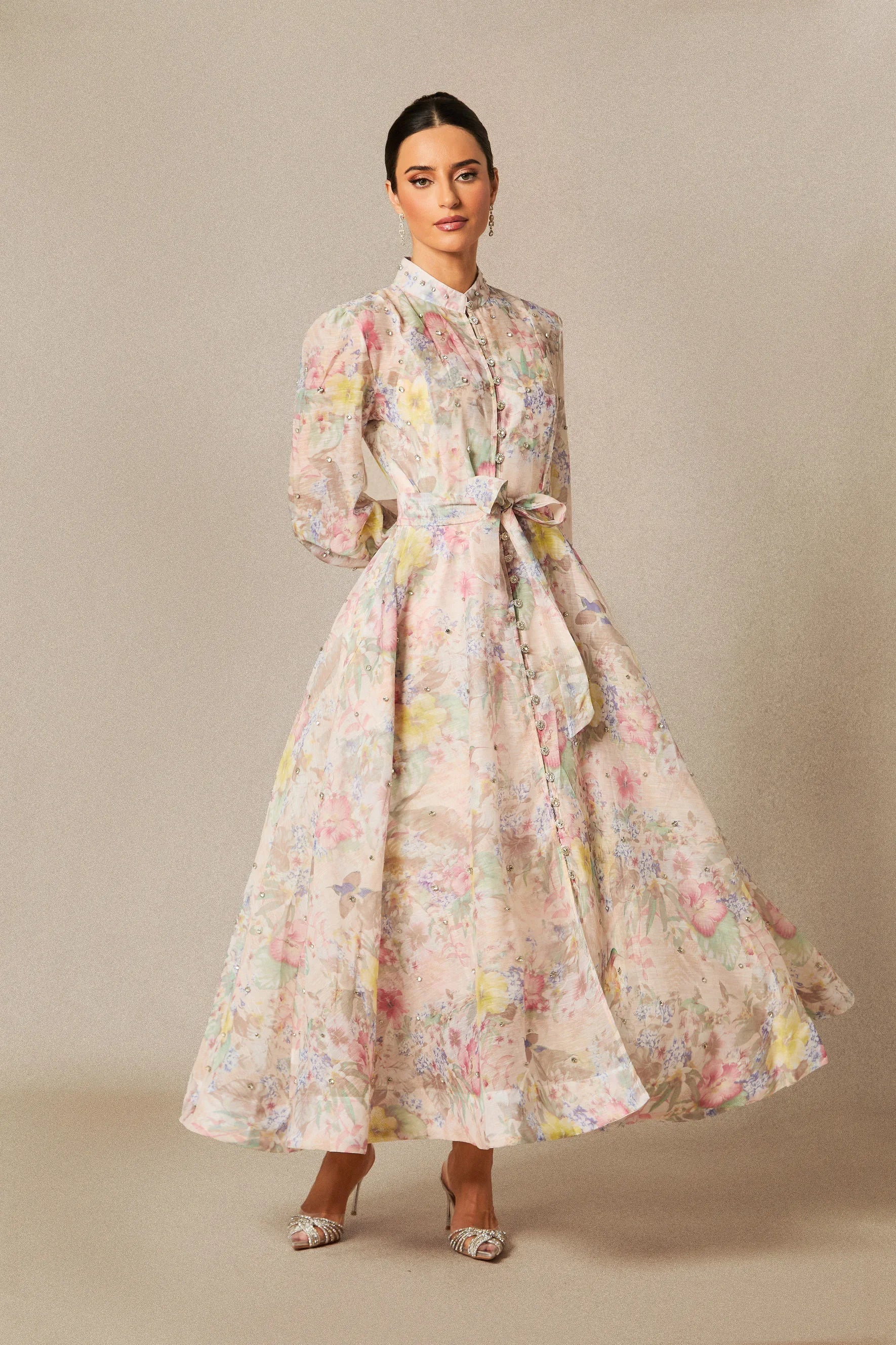 Anne Floral Maxi Dress