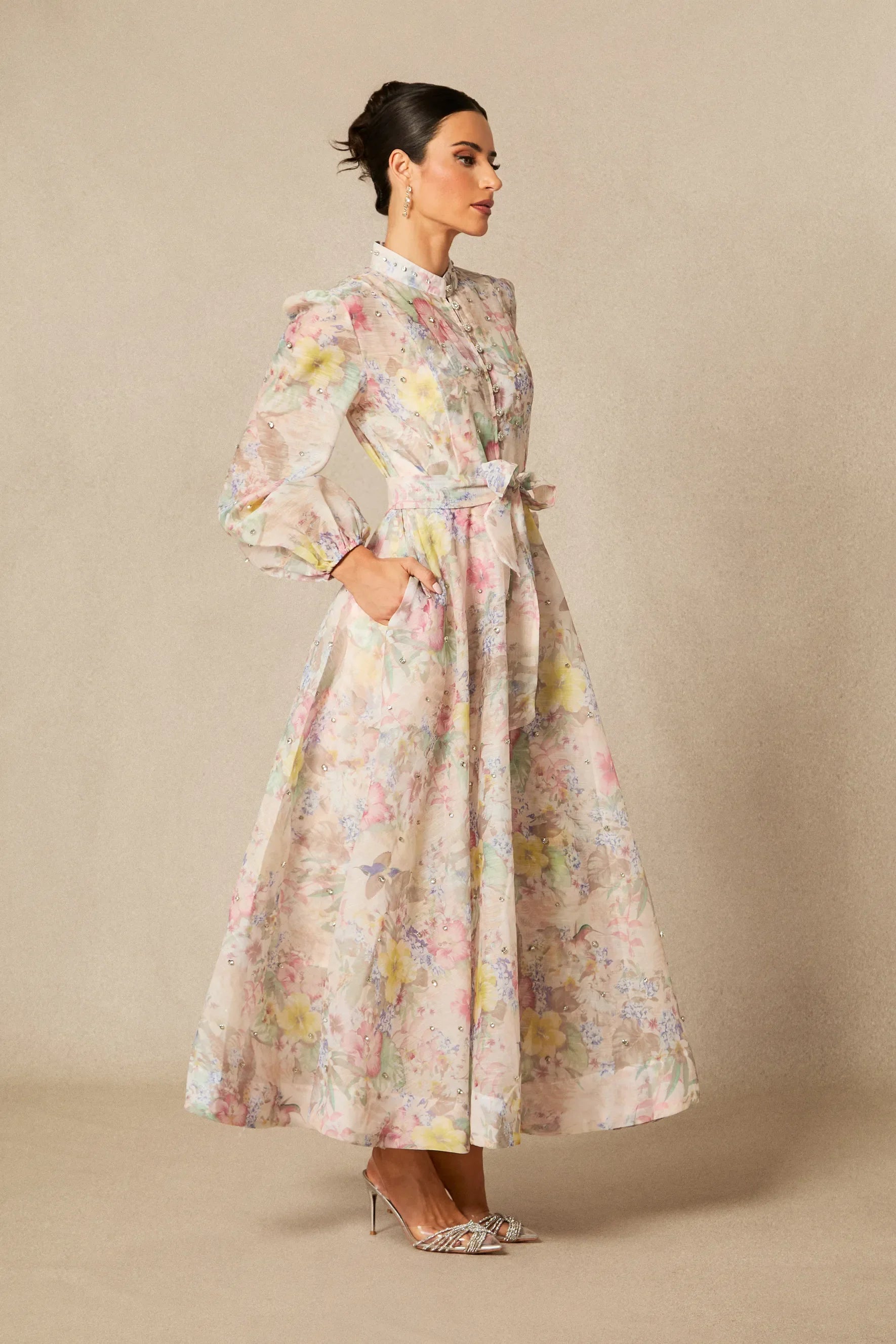 Anne Floral Maxi Dress