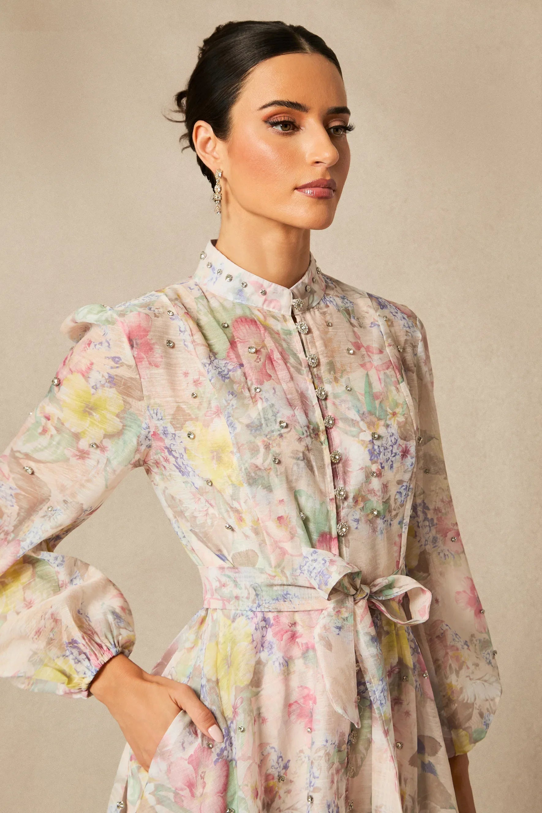 Anne Floral Maxi Dress