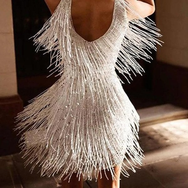 Fringe Party Dress