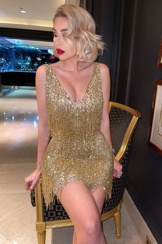 Fringe Party Dress