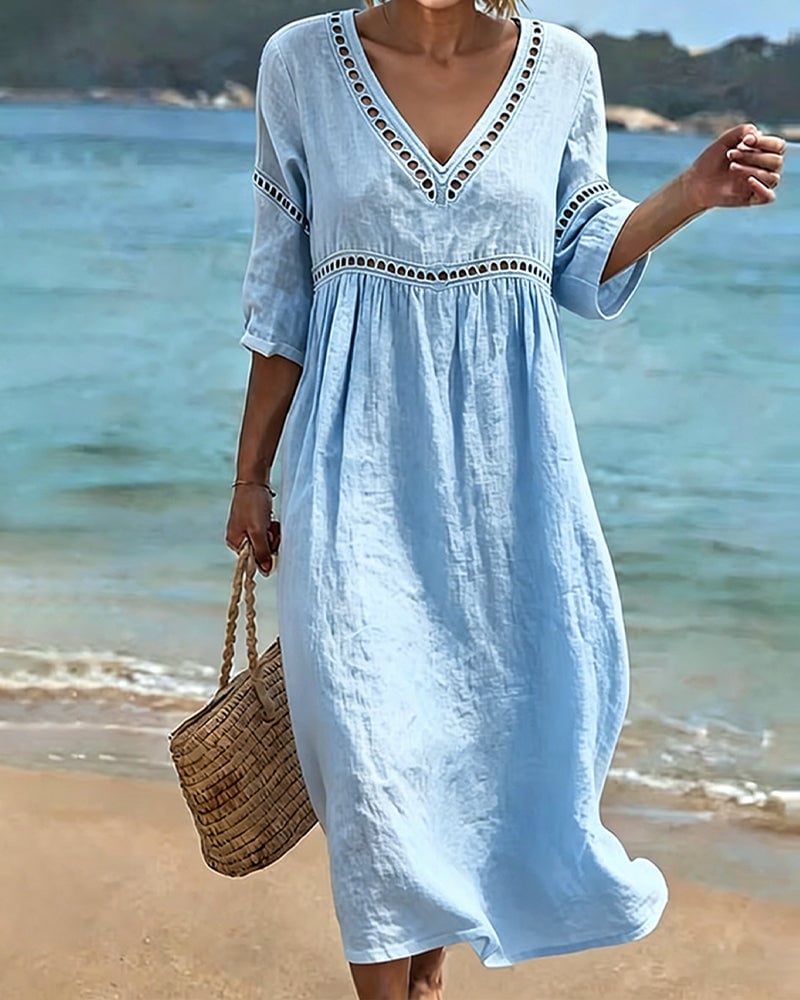 Aurelle LaceBreeze Casual Dress
