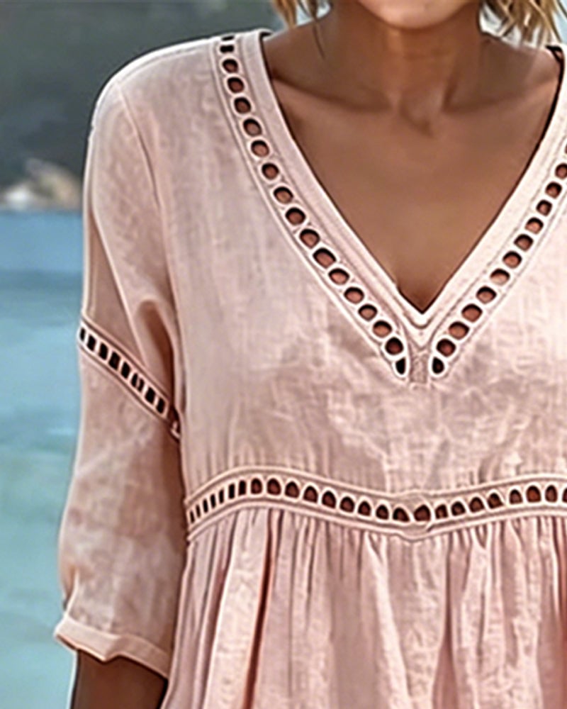 Aurelle LaceBreeze Casual Dress