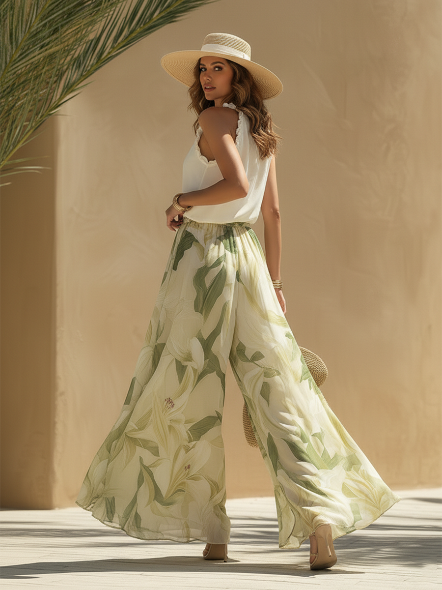 Lyselle™ Set – Elegant Floral Two-Piece Outfit