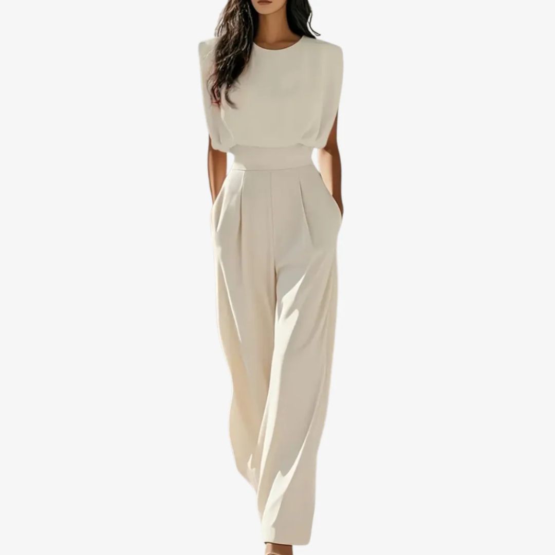 Noemi | Elegant Belted Jumpsuit