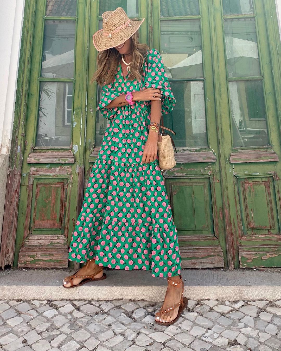 “Fleur | Bohemian Maxi Dress” ✅