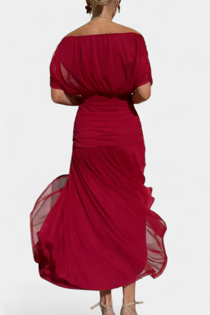 Alondra™ BloomVera Floral Maxi Dress with Elegant V-Neck