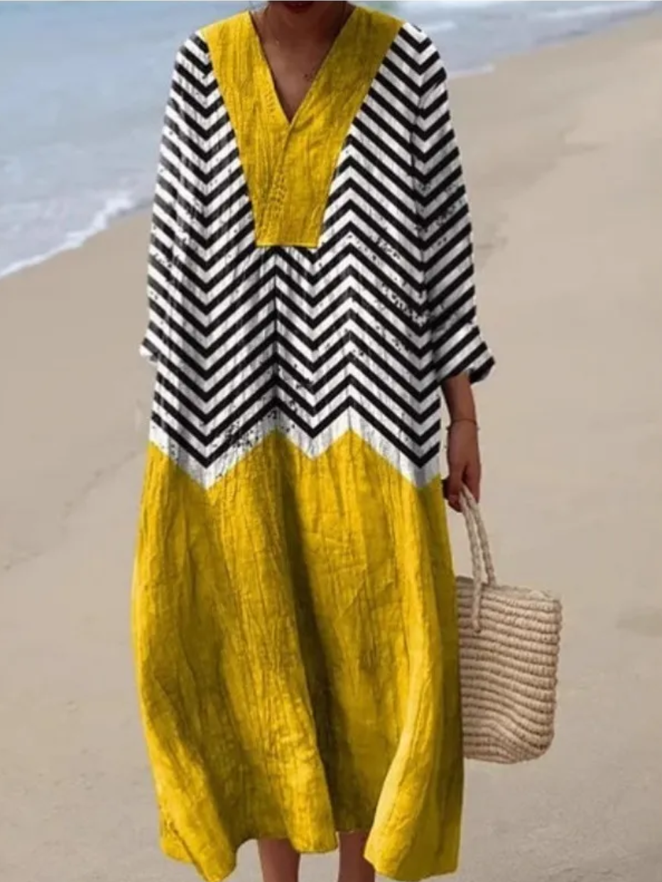 Olivia - Vintage Printed Dress