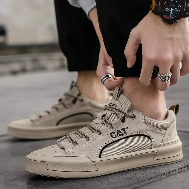 UrbanEdge - Leather Trainers