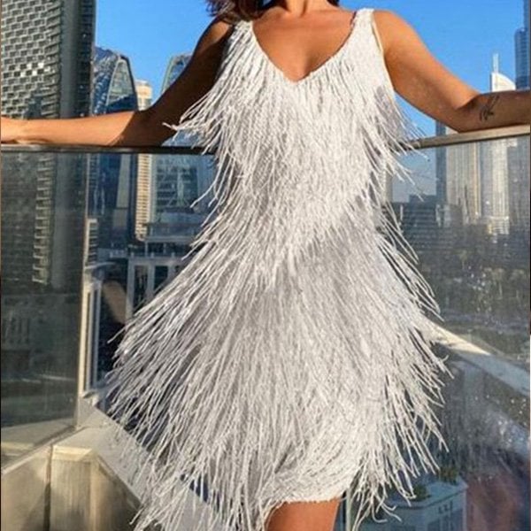 Fringe Party Dress