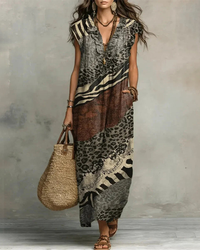 Veloura RucheMuse Patch Dress