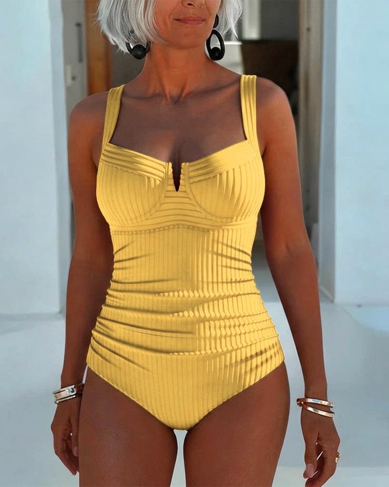 Lunéa™ Square Neck Strappy One-Piece
