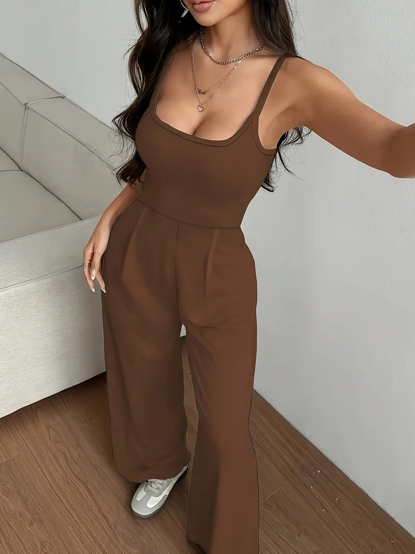 Women's Casual Sleeveless Jumpsuit