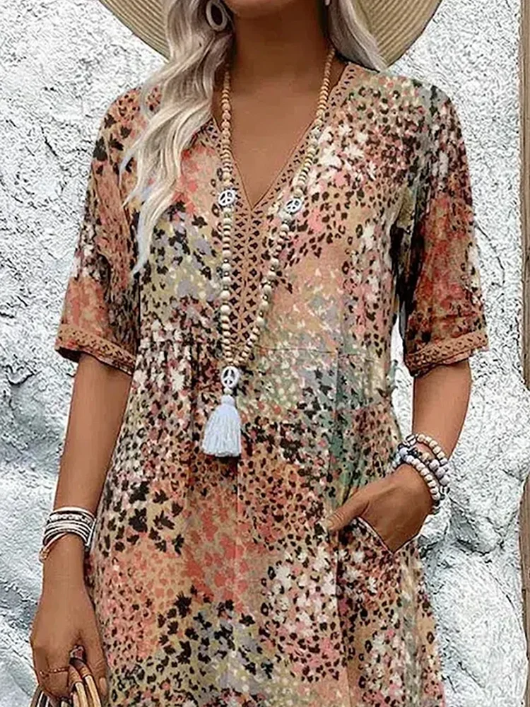 Vibrant Midi Dress ✨👗