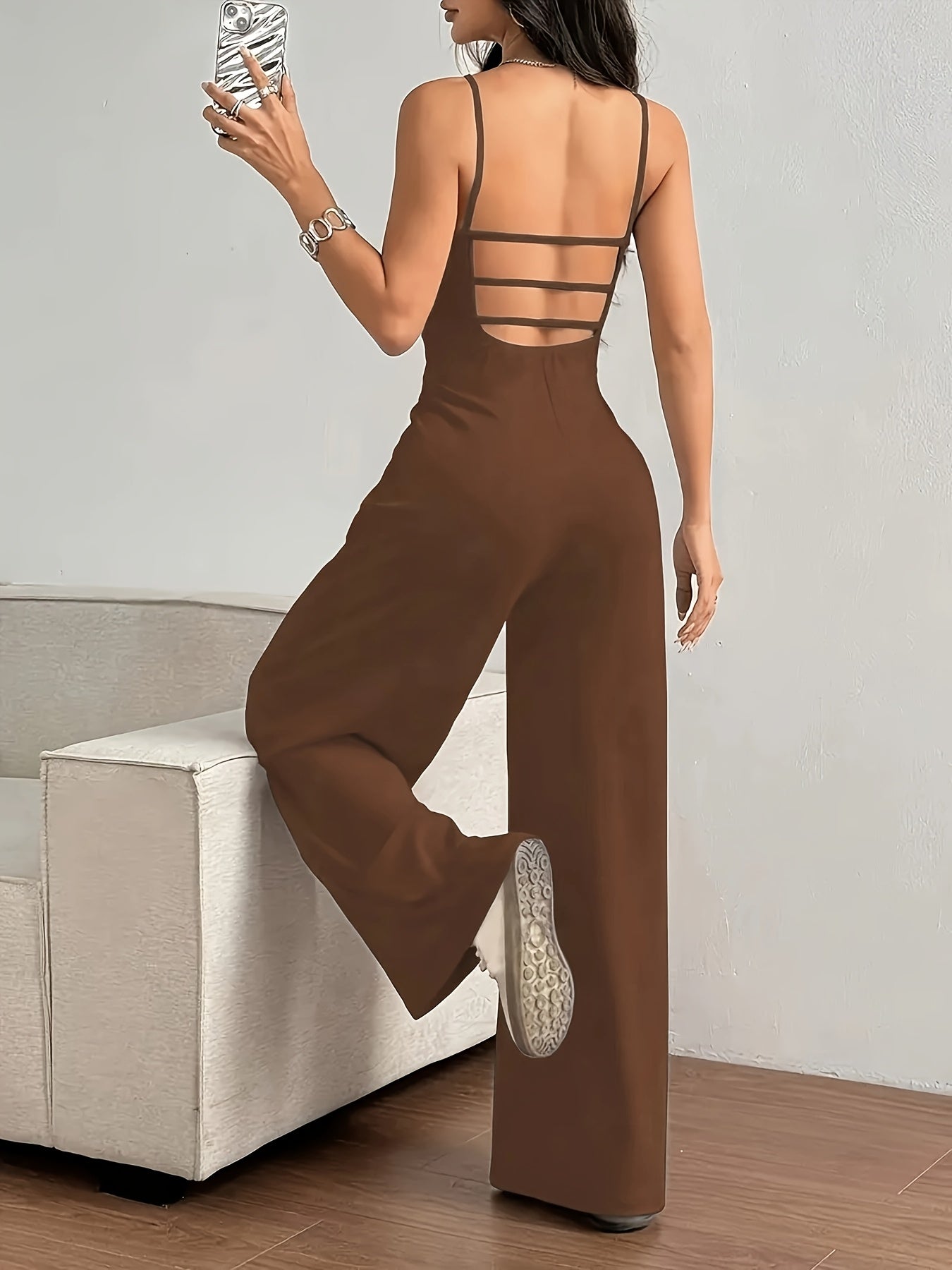 Women's Casual Sleeveless Jumpsuit