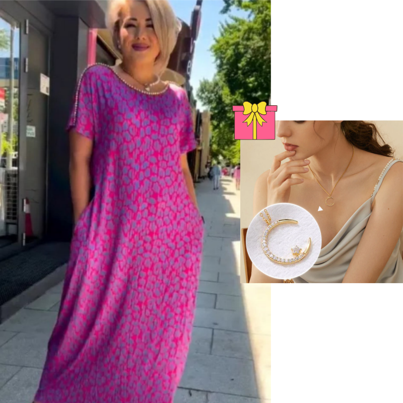 “Modernia Curve – Modern Print Plus Size Dress.”