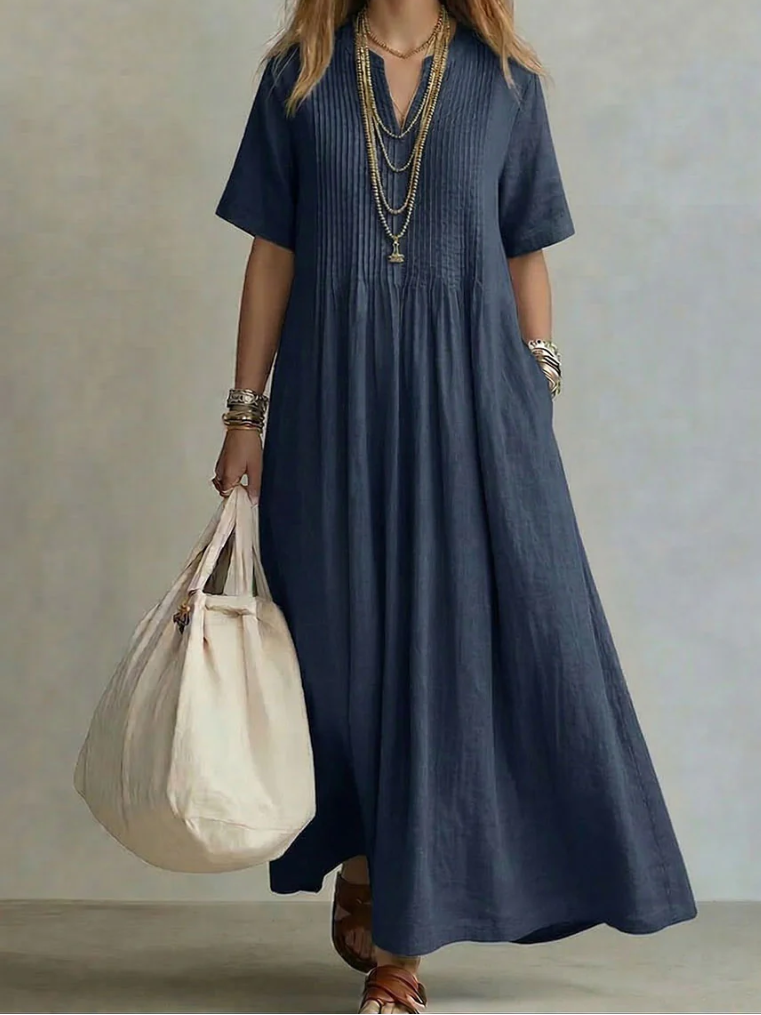 Noor | Elegant Flowing Pleated Dress ✨👗