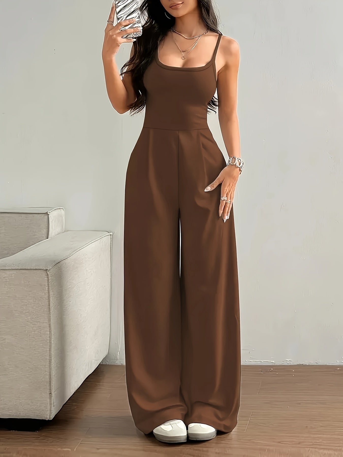 Women's Casual Sleeveless Jumpsuit