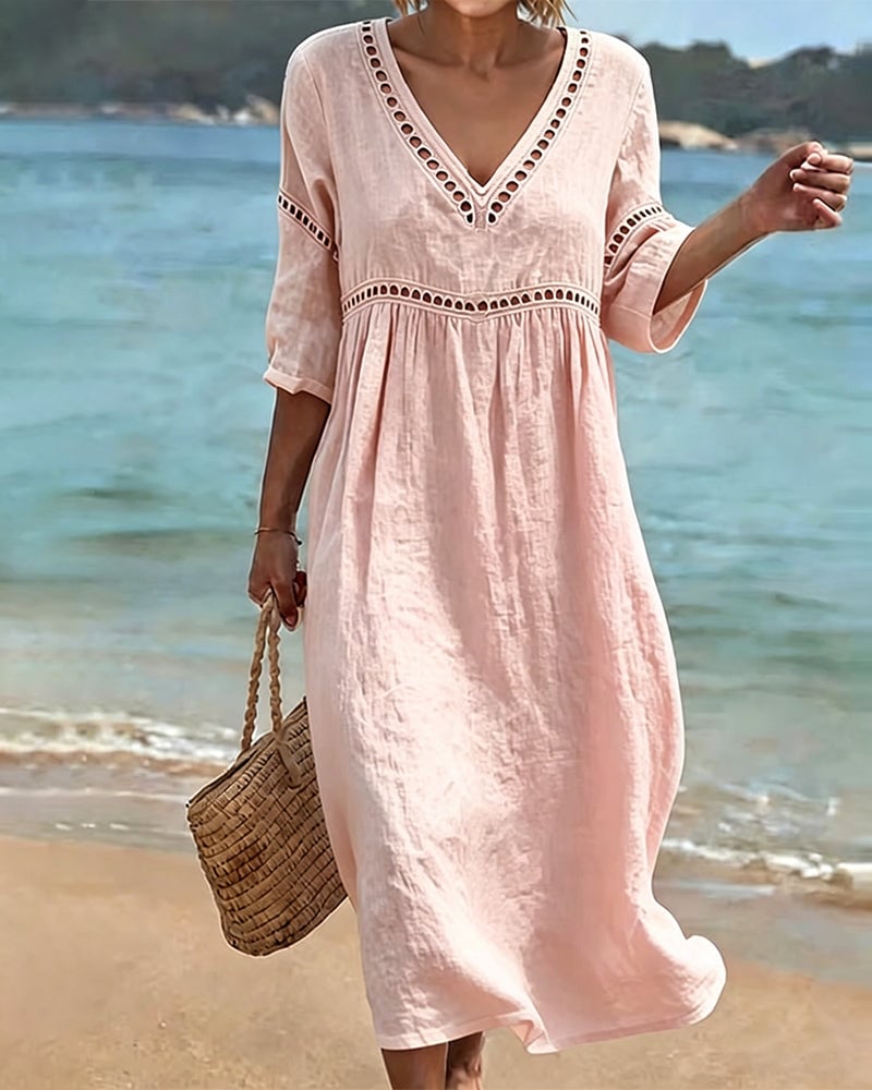 Aurelle LaceBreeze Casual Dress