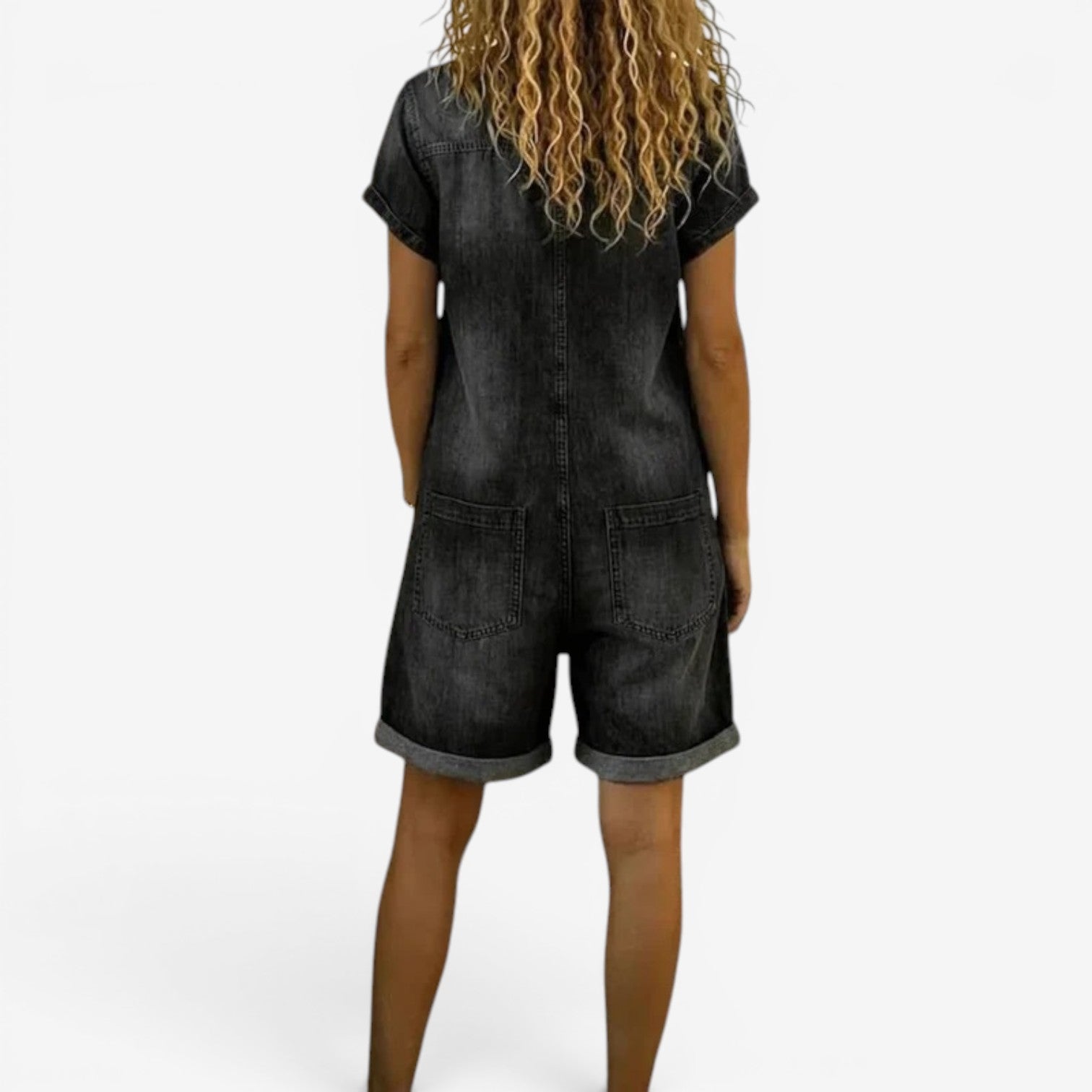 Isabella™ Denim Short Jumpsuit