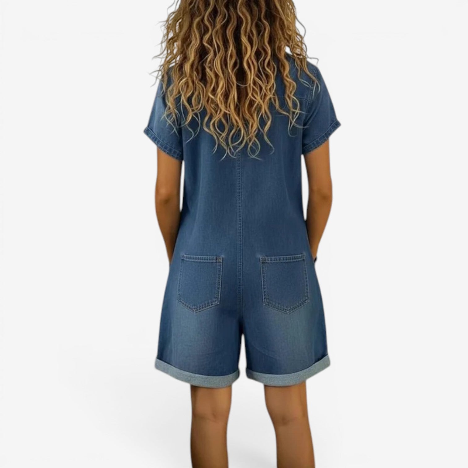 Isabella™ Denim Short Jumpsuit