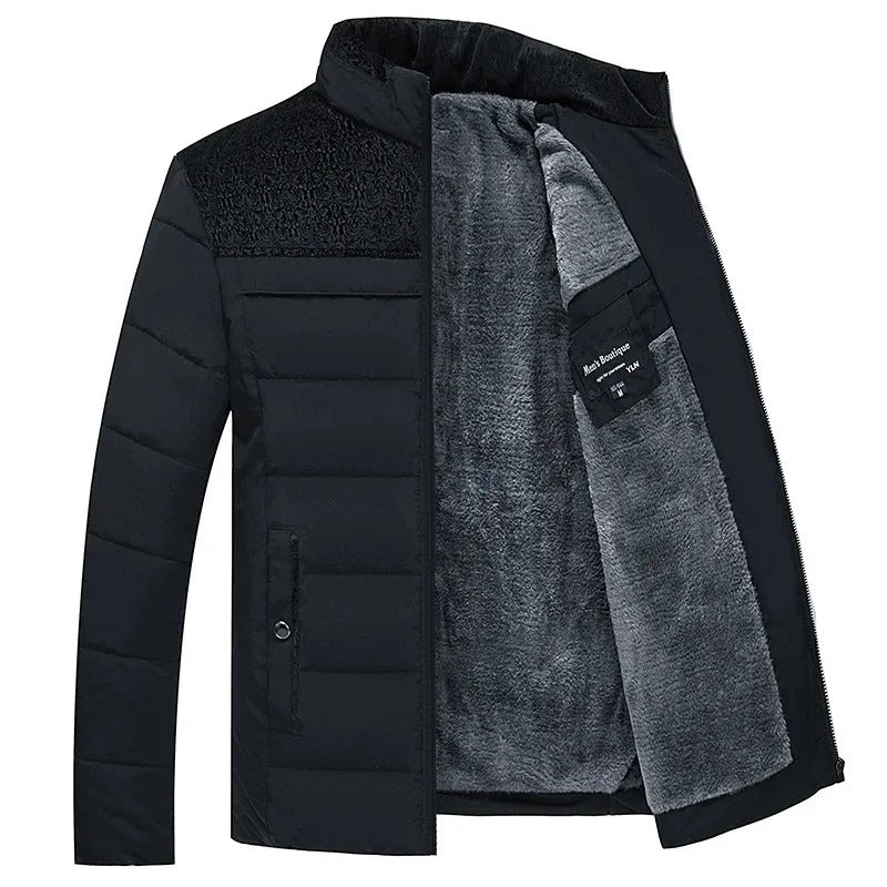 Elegant Padded Windbreaker Jacket